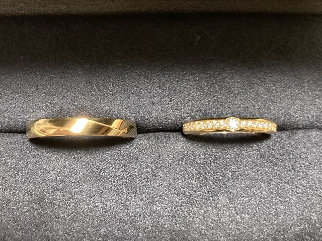 2人とも違う種類で合わせました。