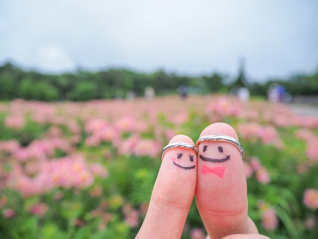 ウェルカムボードで使用するため、一緒に写真を撮りました。