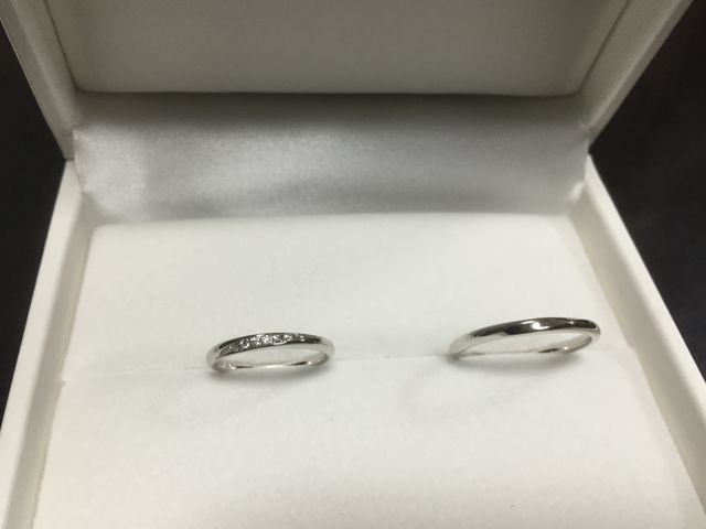 結婚指輪です。