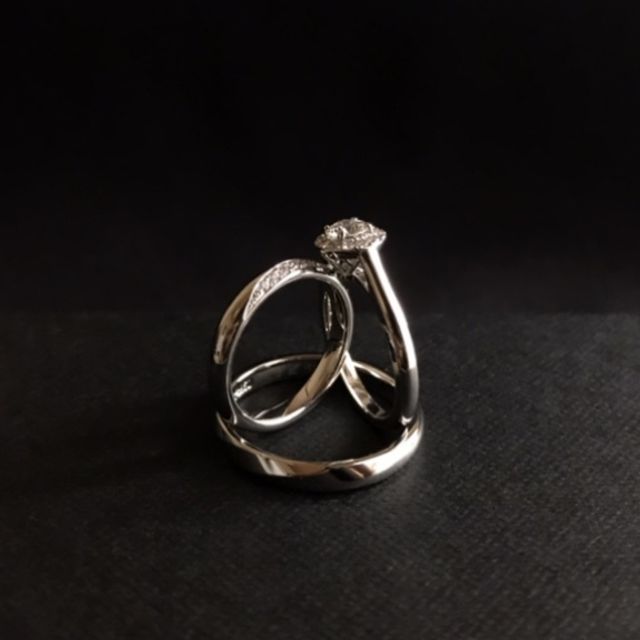 婚約指輪とペアの結婚指輪を購入しました！