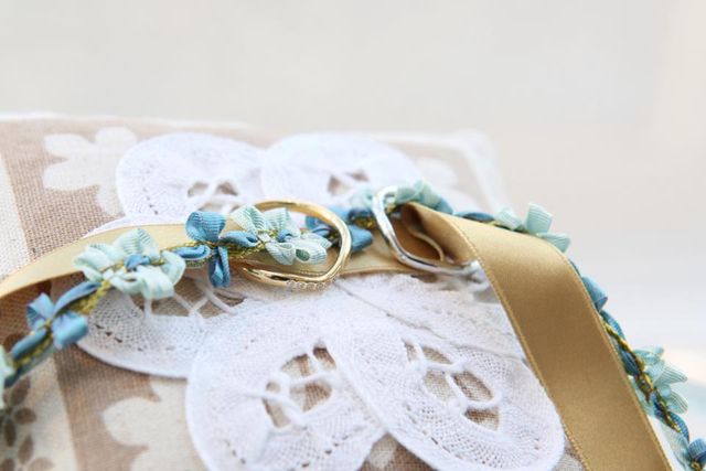 左のゴールドがわたし、右のプラチナが主人のものです。