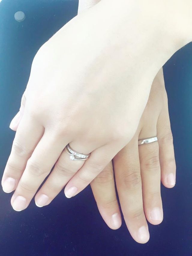 去年の七夕の日に指輪を購入しました。