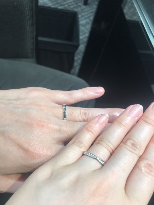 キラキラで、エタニティーっぽいのも素敵。