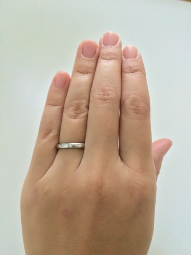 左手にはめたもの