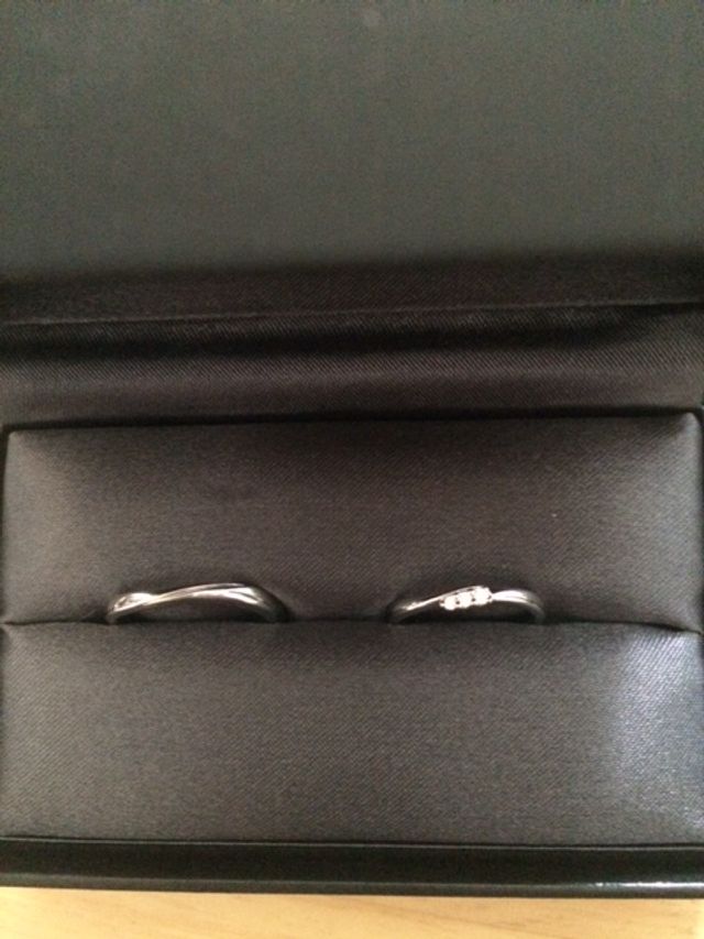 結婚指輪です