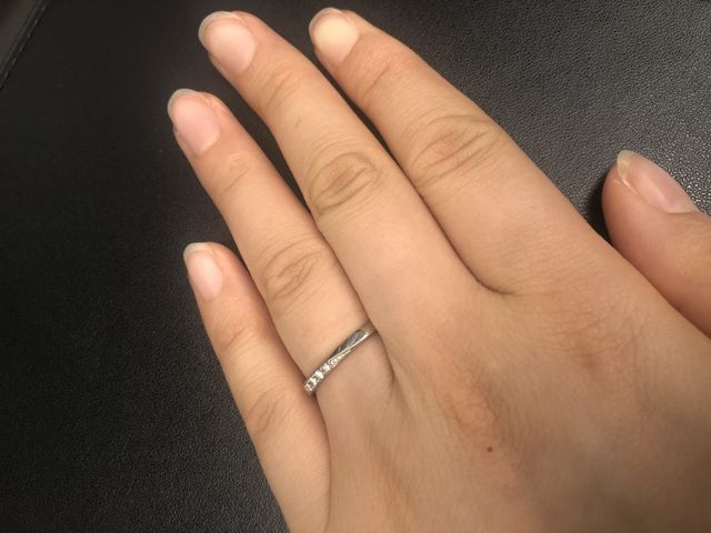 華奢で上品なデザインが気に入っています。