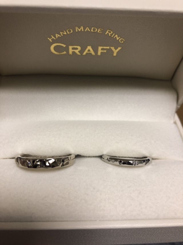 手作り指輪です。