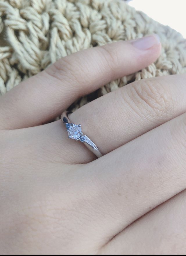 シンデレラとコラボしたエンゲージリングです。