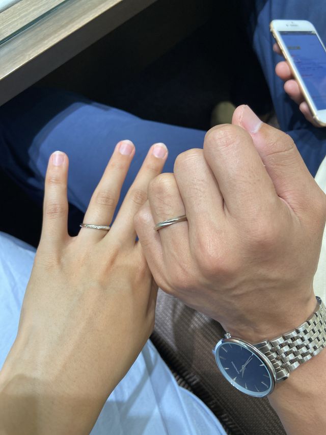 買ってすぐ付けてみた写真