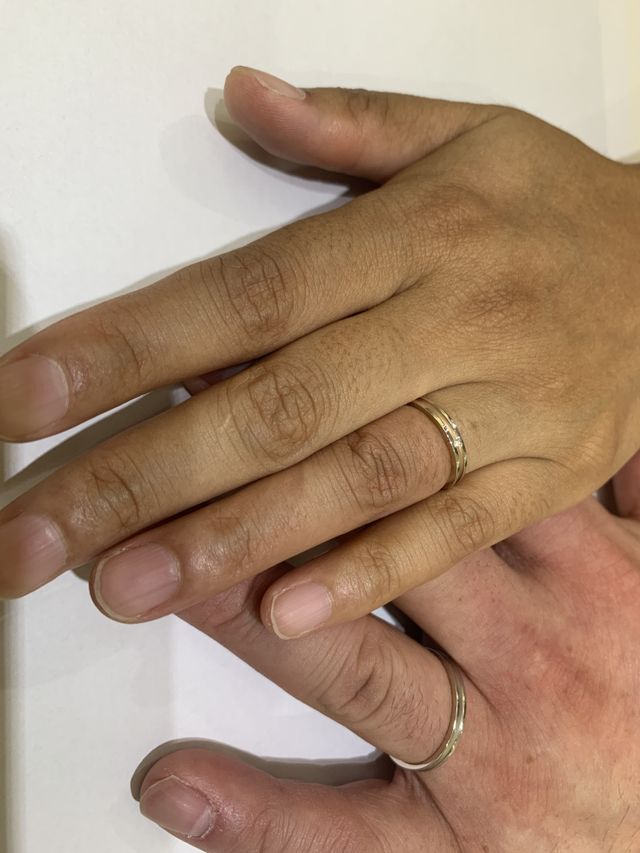 ピンクゴールドの指輪を探していてピッタリのものがありました。