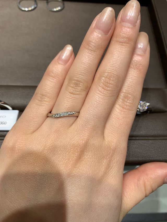 試着時の写真です。