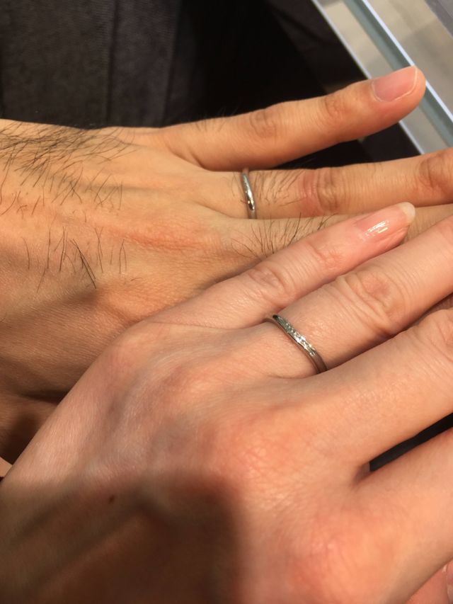 購入品を試着しました。