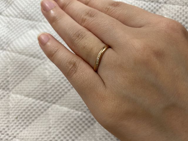 ニワカの結婚指輪です。