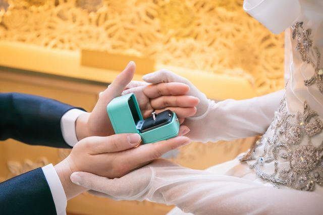 結婚式の前撮りにて