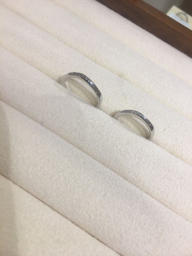 2人で決めた指輪