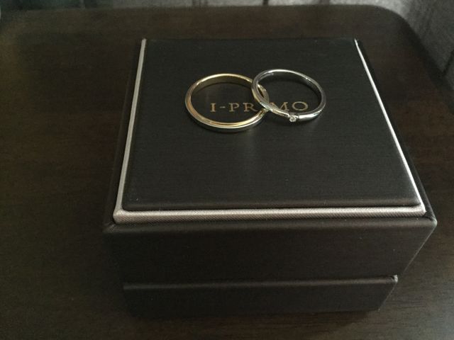 男性ものは違うシリーズからお互いに気に入ったものを選択。