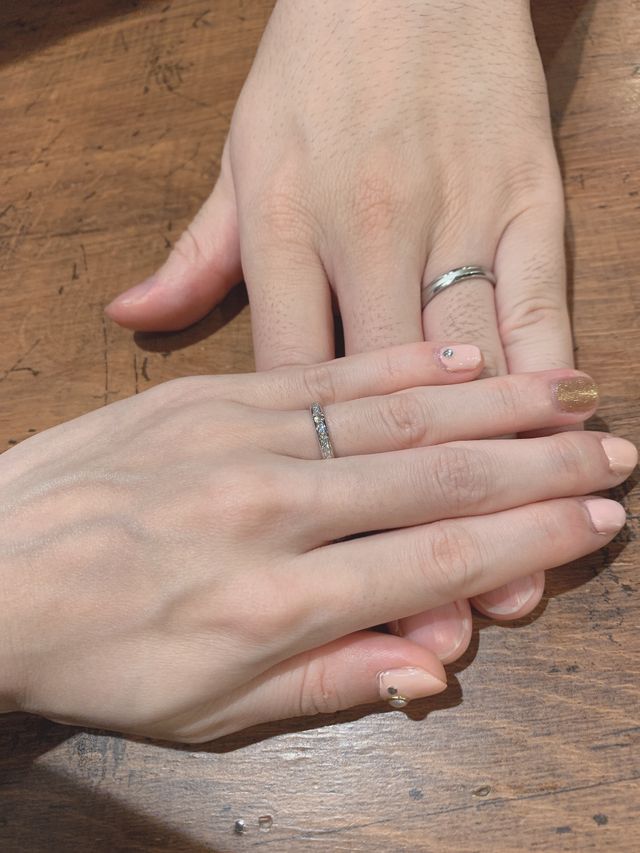 着用時の写真です。
