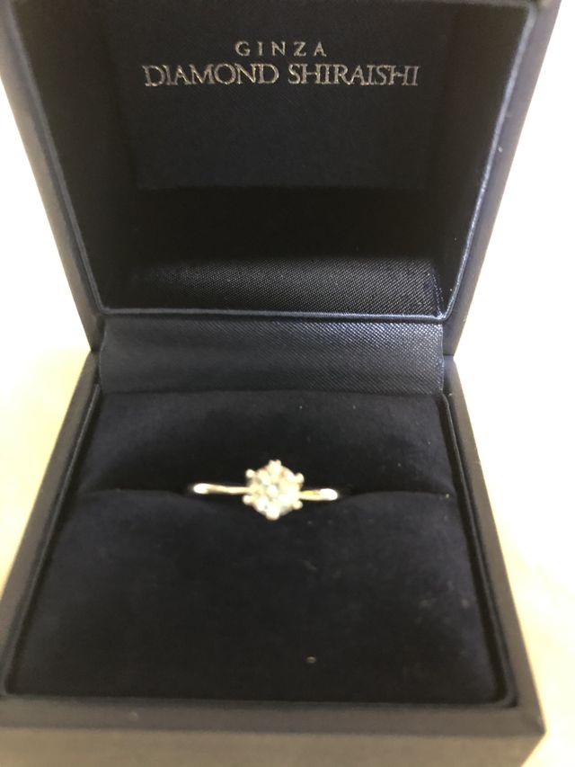 購入した指輪の写真です