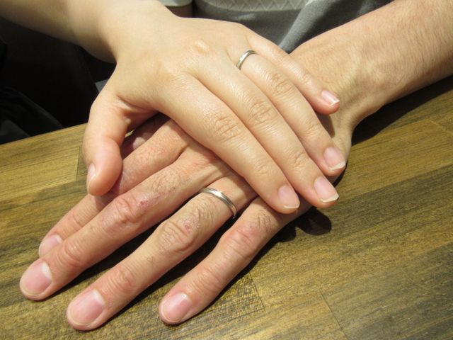 着用時の写真です。