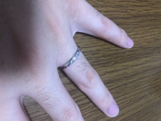 違和感なく付けれています。