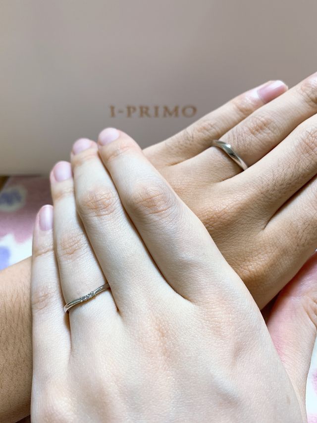 お互いが気に入ったものをそれぞれ選びました。