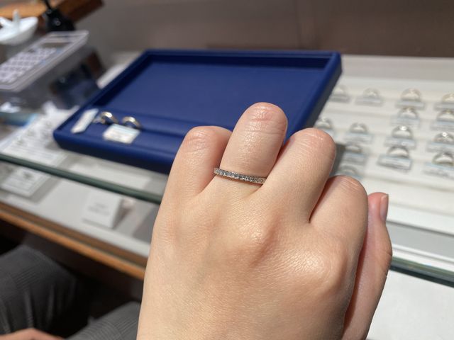 ハーフエタニティリング 