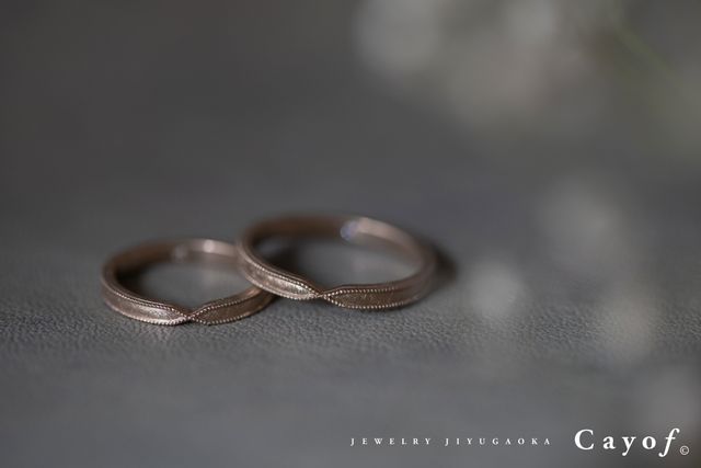 結婚指輪です。