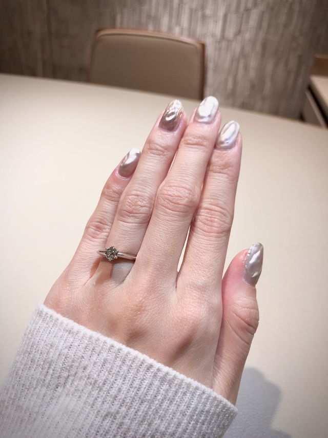 一粒の光るダイヤ