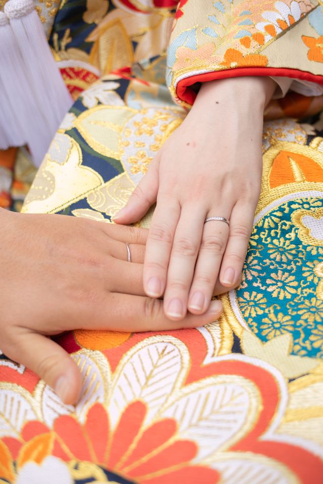 和婚フォト撮影にて