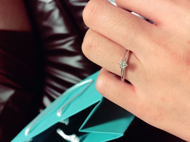 定番のティファニーセッティング