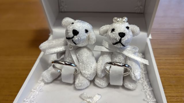 二人で一緒に手作りしました