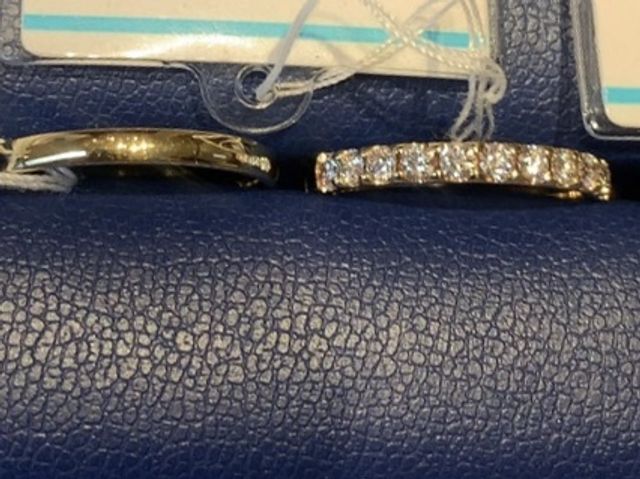 マリッジリング、ハーフエタニティはエンゲージリングとして購入