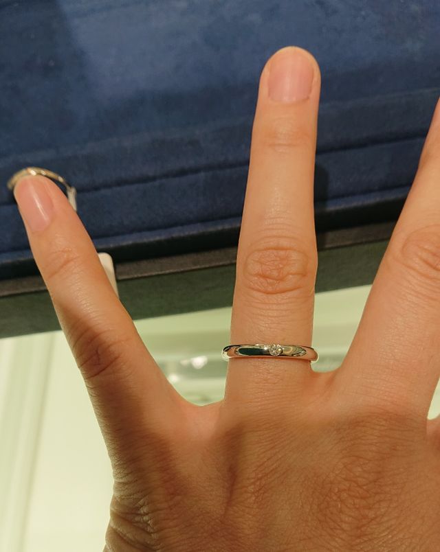 女性用(ダイヤモンド一石)。