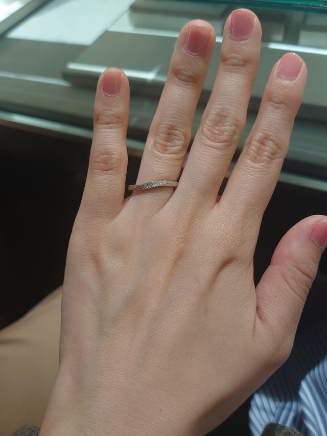 指がキレイに見える