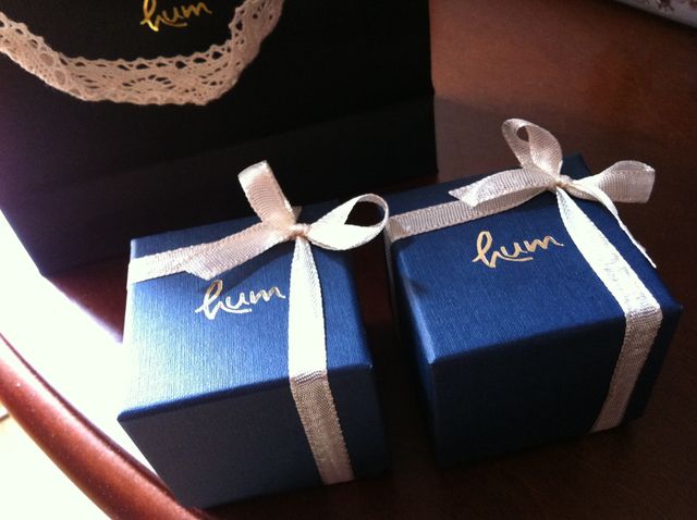 ラッピングもシンプルで可愛かったです！