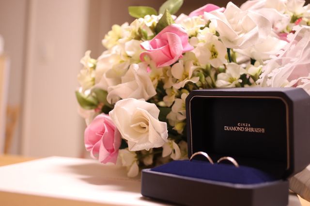 ブーケと指輪★