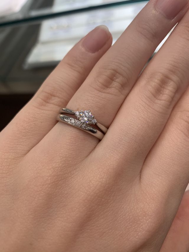 重ね付けをしました。