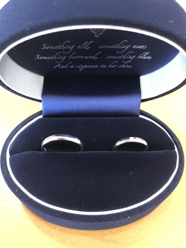 結婚指輪です。