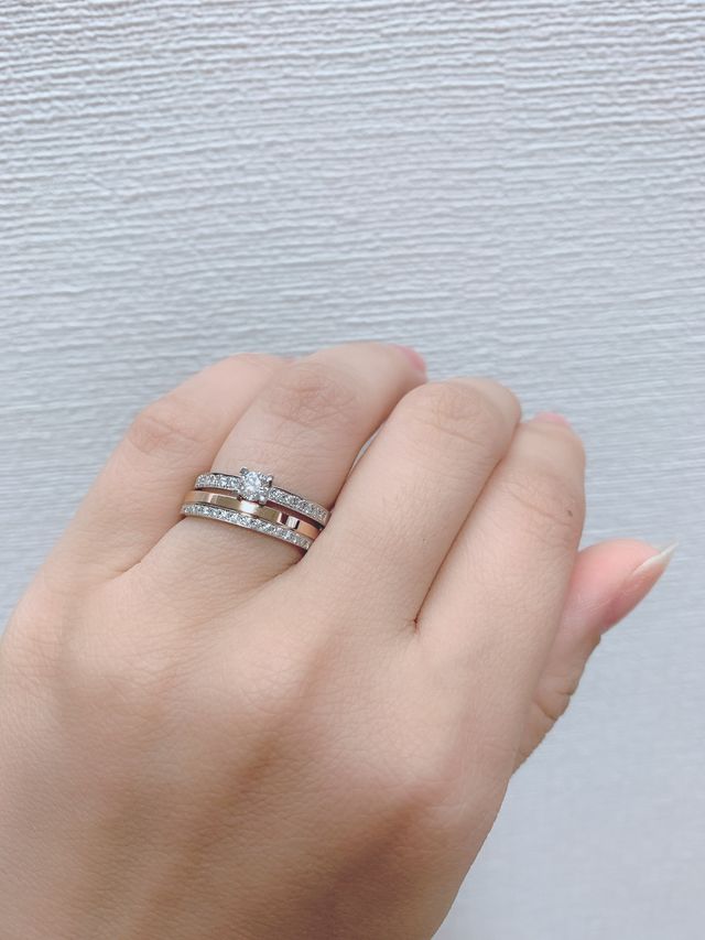 セット着用時のバランス、色味、デザイン全てが好みでお気に入り