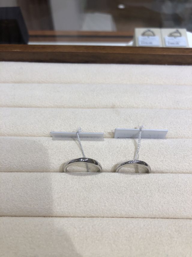 デザインもすごくかわいくて、2人で試着を楽しめましたー！