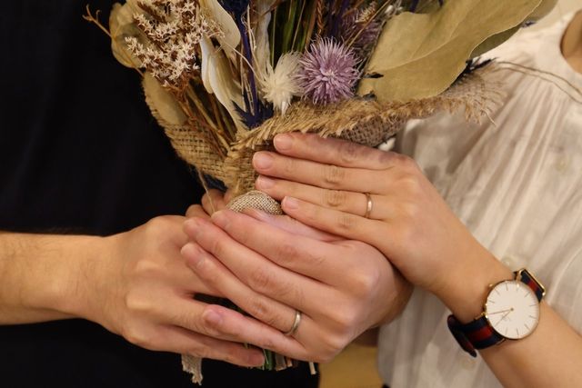 記念に写真を撮っていただき、思い出に残ります。
