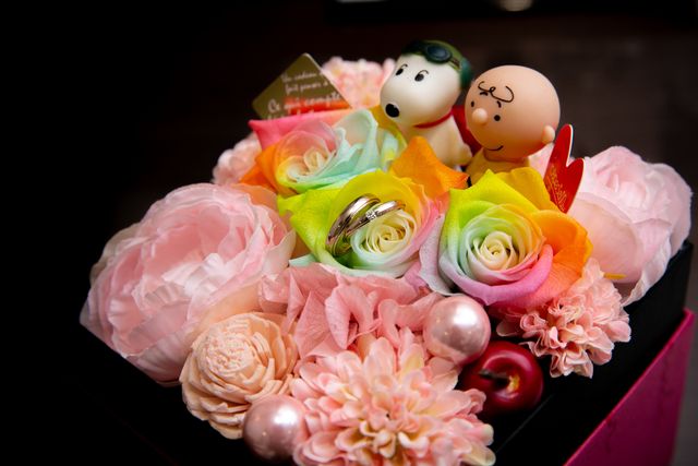 スヌーピーコラボのリング