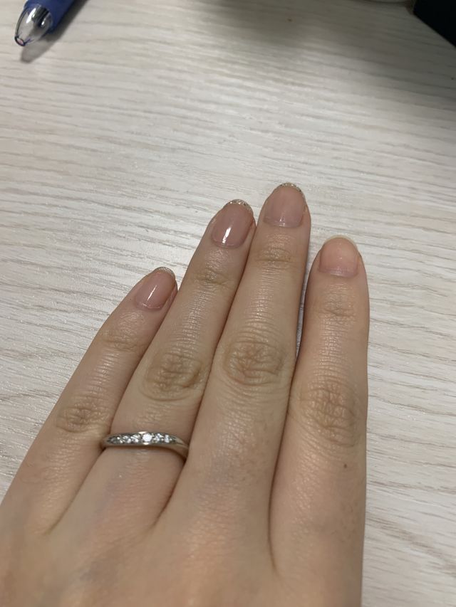 購入した結婚指輪です！