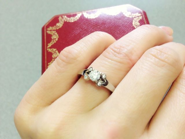 カルティエのバレリーナリングです´◡` 