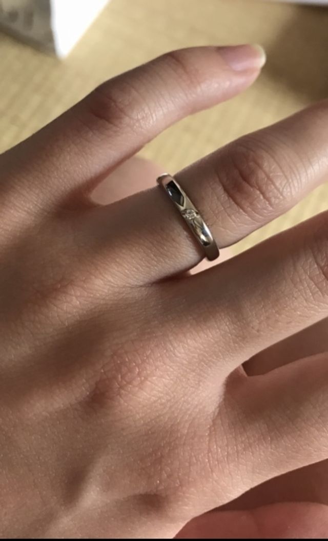 結婚指輪　新婦のものです。