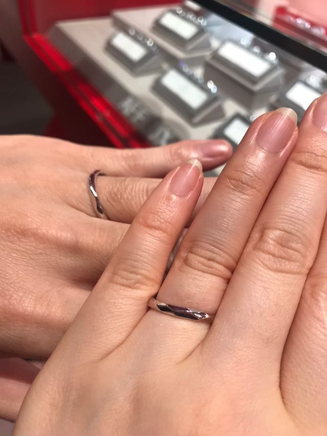 シンプルな指輪もあります