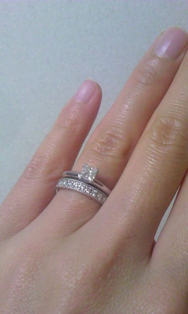 婚約指輪ともらった指輪と