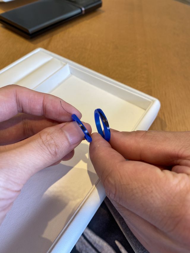 製作した原型。