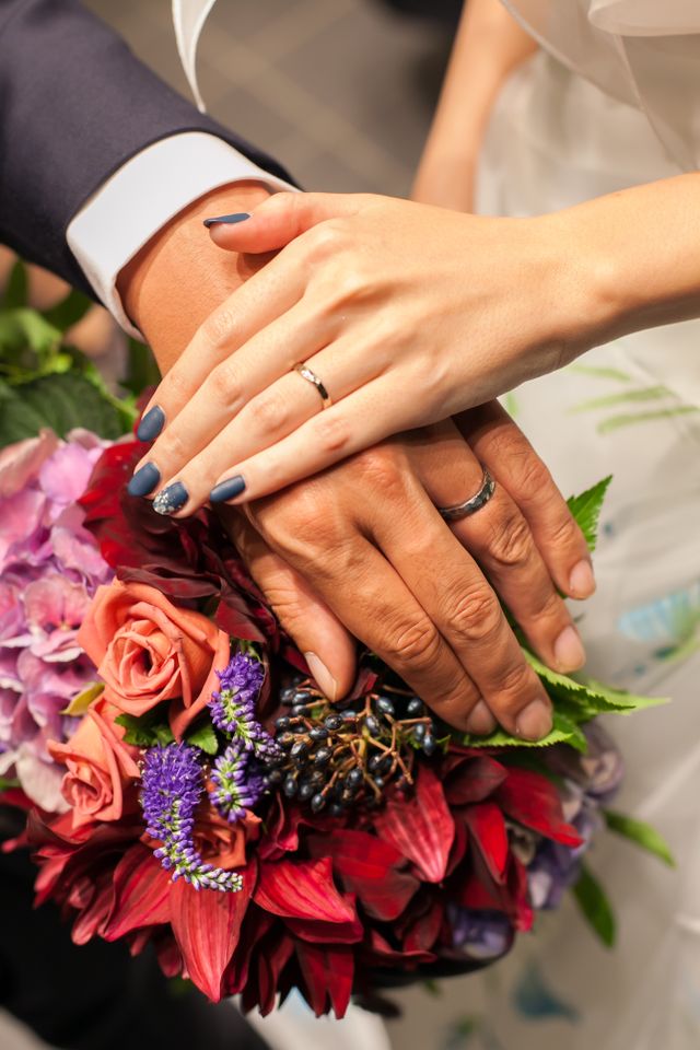 結婚式で撮影した写真