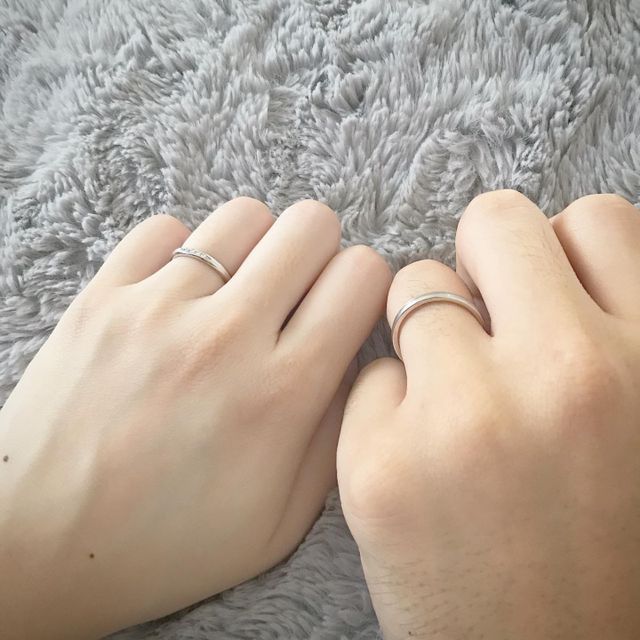 シニアでも違和感のない、シンプル上品なデザインがお気に入り。